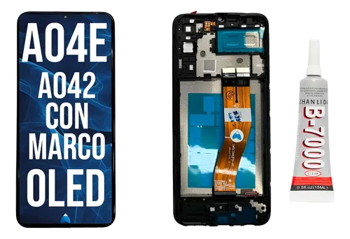 Módulo Pantalla Samsung A04e A042 Marco Oled + Pegamento