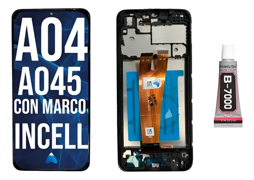 Modulo Display Pantalla Para A04 Incell C/marco +b700 3ml