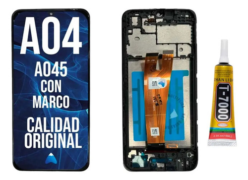 Modulo Display Pantalla Para A04 C/marco +t700