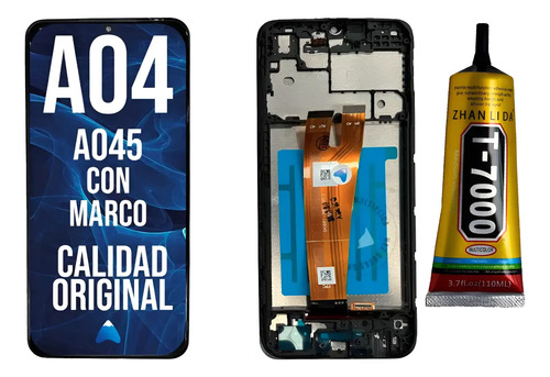 Modulo Display Pantalla Para A04 C/marco +t700 Grande