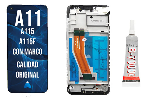 Módulo Compatible Con Samsung A11 / A115f Marco + Pegamento