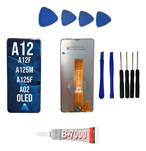 Modulo Para Samsung A12 A125f V01 A02 Oled + Kit Reparacion