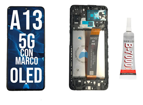 Modulo Pantalla Para Samsung A13 5g Marco Oled + Pegamento