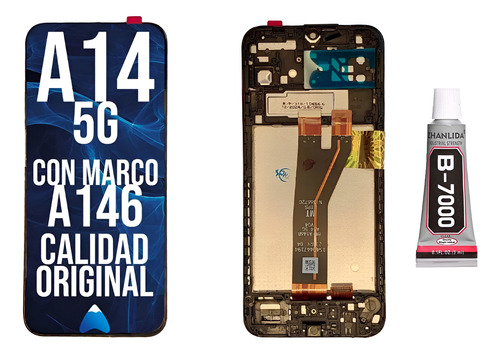 Modulo Display Pantalla Para A14 Ori 5g C/marco +b700 3ml