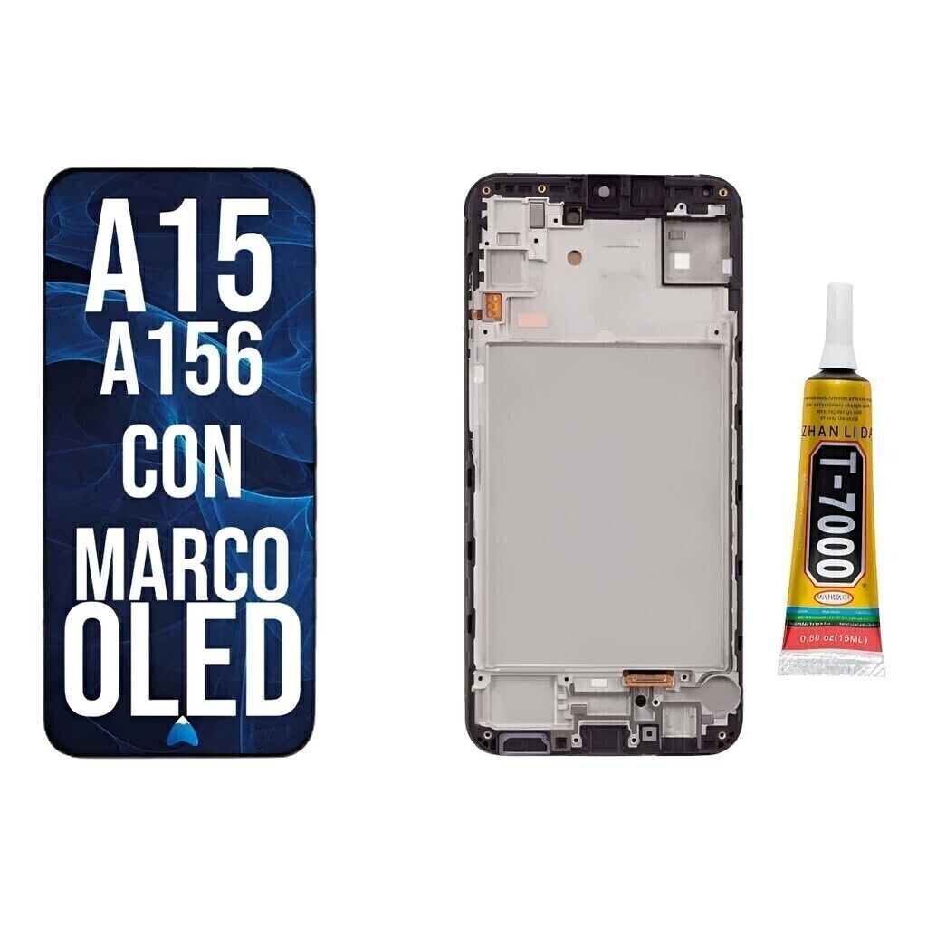 Modulo Display Pantalla Para A15 Oled C/marco +t700