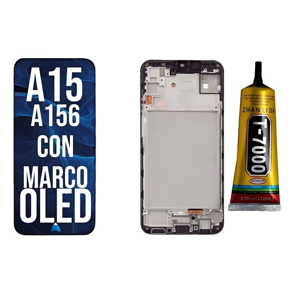 Modulo Display Pantalla Para A15 Oled C/marco +t700 Grande