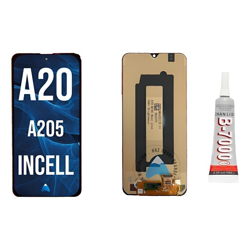 Modulo A20 Samsung A205 Pantalla Display Incell + Pegamento