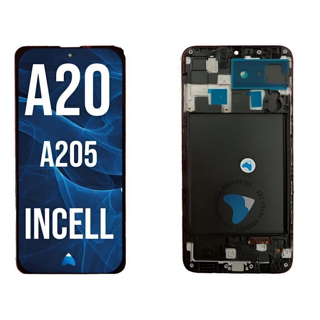 Modulo Compatible Con Samsung A20 Con Marco Incell