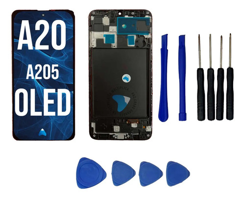 Modulo Pantalla Para Samsung A20 A205 Oledmarco +herramienta