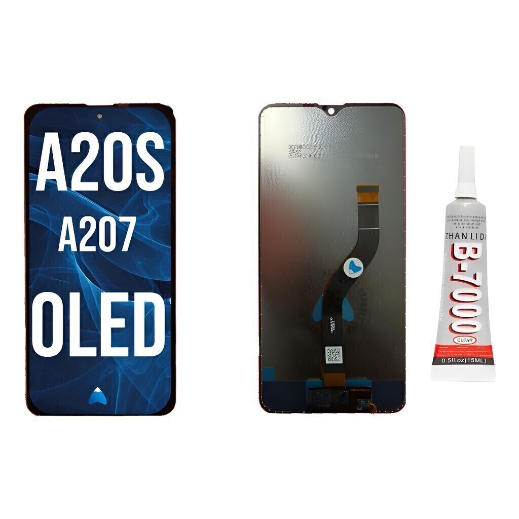 Modulo Para Samsung A20s A207 Oled + Pegamento 15ml Zhalandi