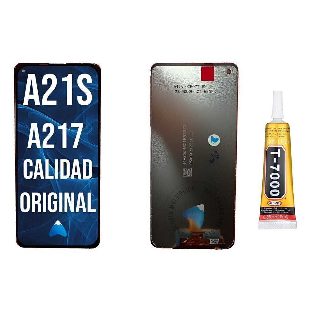 Modulo Compatible Samsung A21s A217 + Pegamento 15ml T7000