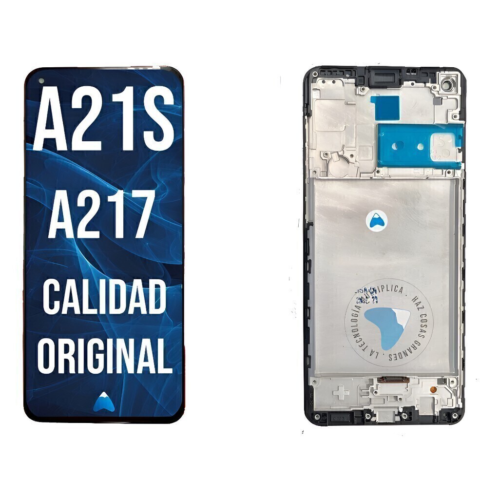Modulo Compatible Samsung A21s A217 Con Marco Oled Instalado