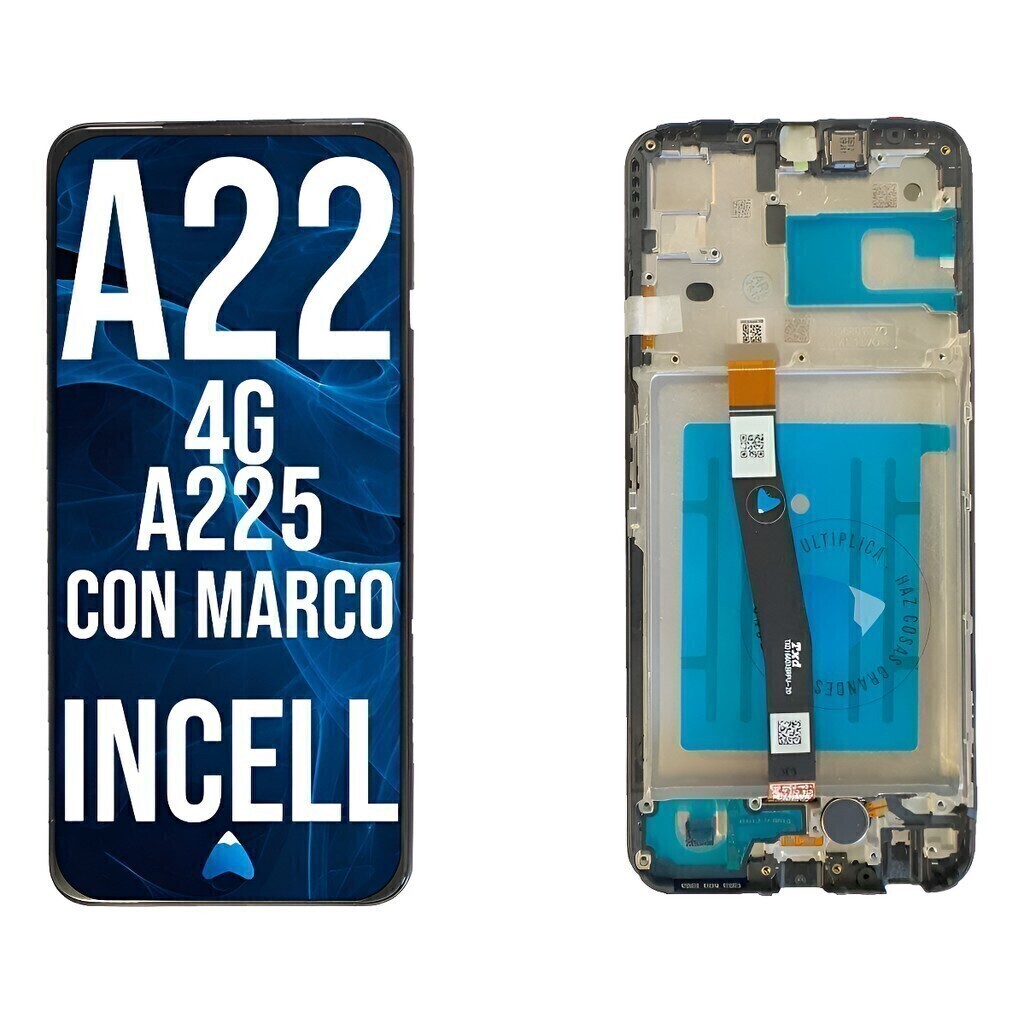Modulo Pantalla Para Samsung A22 4g Con Marco Incell