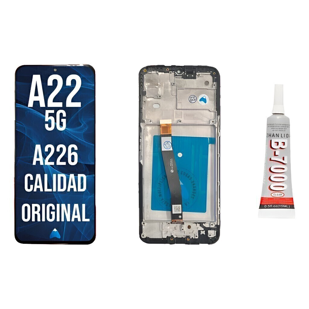 Modulo Pantalla Para Samsung A22 5g A226 Oled + Pegamento
