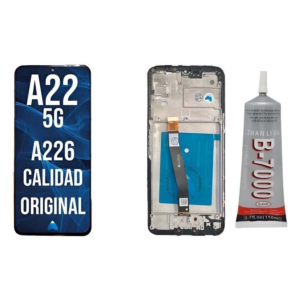 Modulo Pantalla Para Samsung A22 5g A226 + Zhanlida 110ml