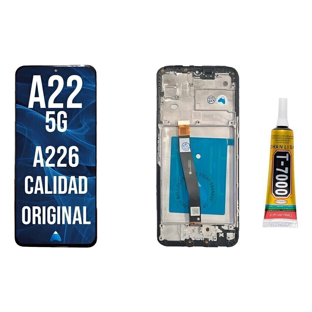 Modulo Pantalla Para Samsung A22 5g A226 Marco + T-700 15ml