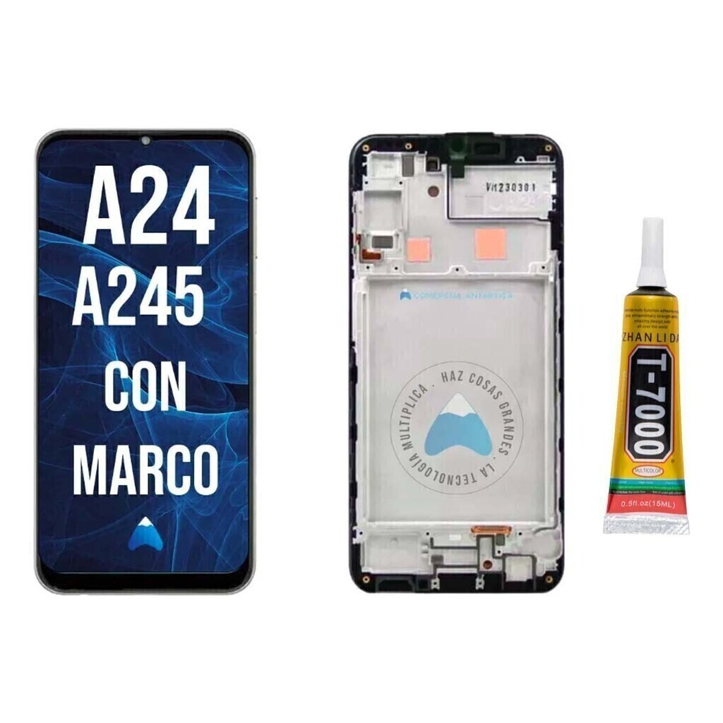Modulo Display Pantalla Para A24 C/marco +t700
