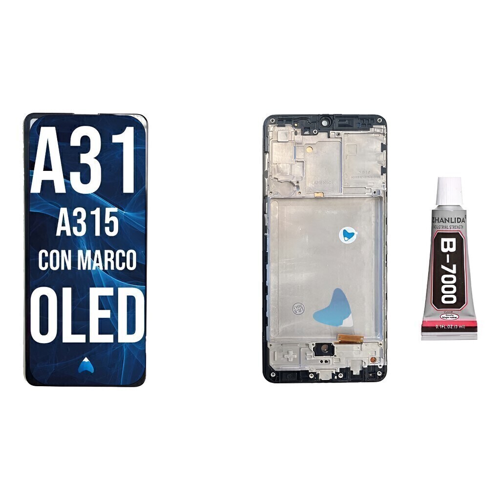 Modulo Pantalla Display Para A31 Oled Marco + Zhanlida 3ml
