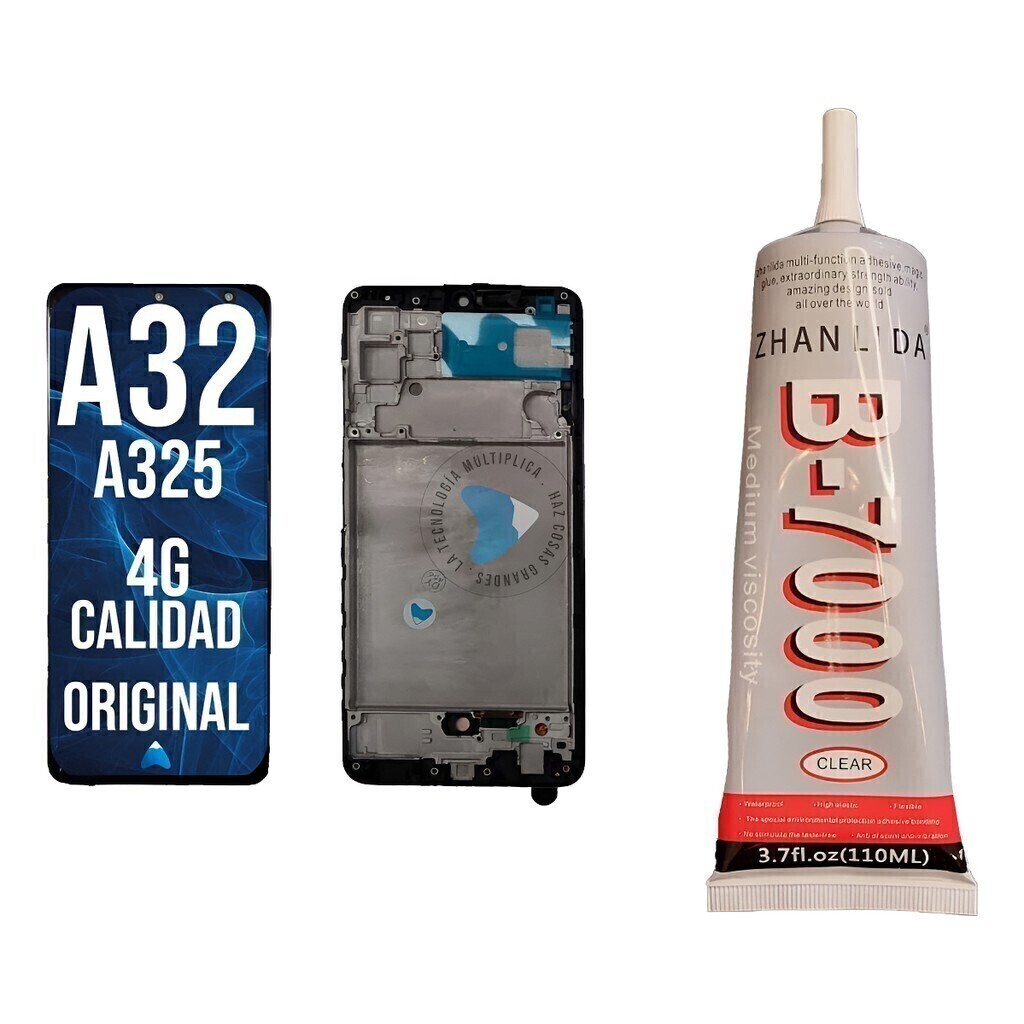 Modulo Pantalla Para Samsung A32 4g A325 + Pegamento