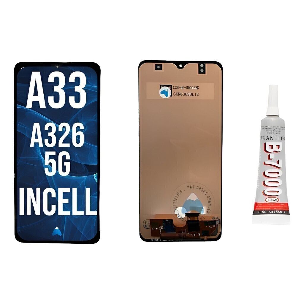 Modulo Pantalla Incell Para Samsung A33 5g A336 + Pegamento