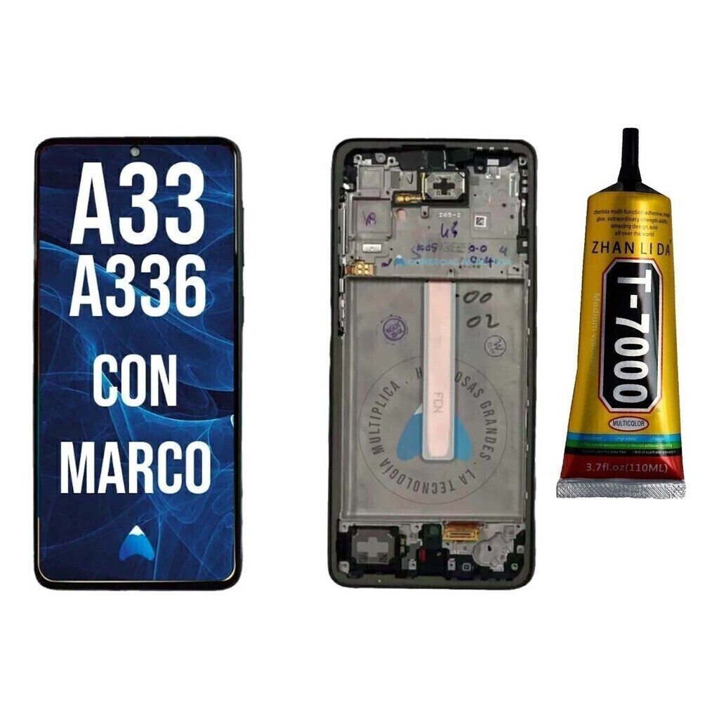 Modulo Display Pantalla Para A33 Incell C/marco +t700 Grande