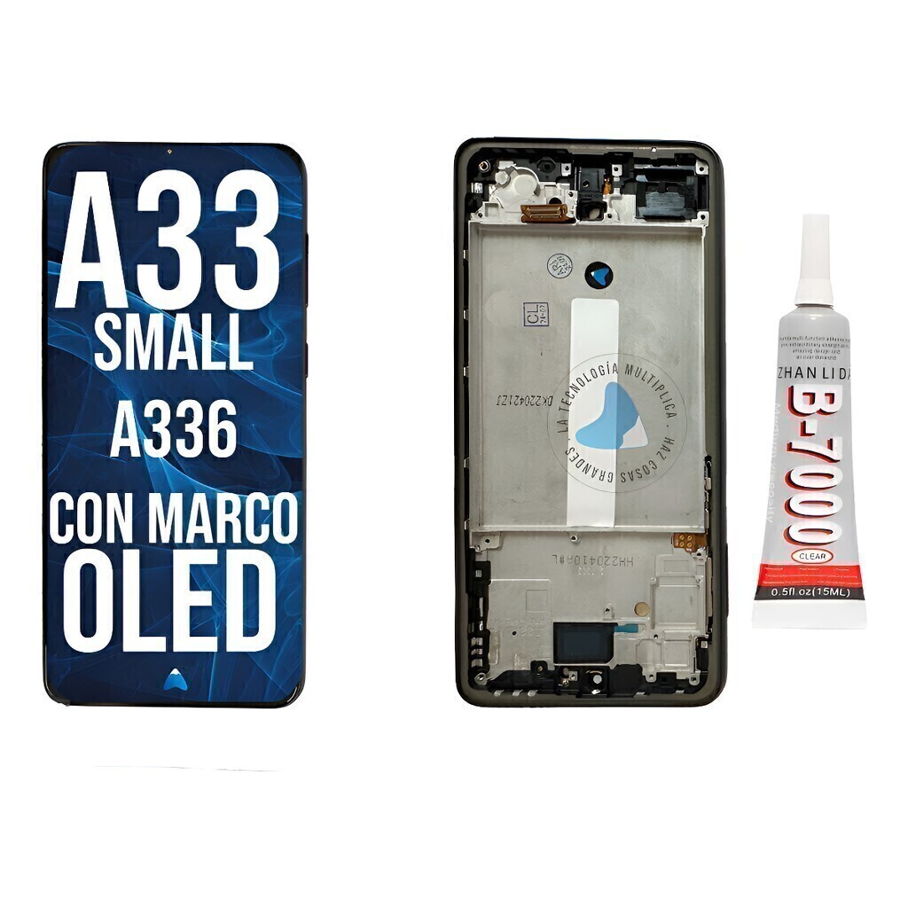 Modulo Pantalla Display Para A33 5g A336 Marco + Pegamento