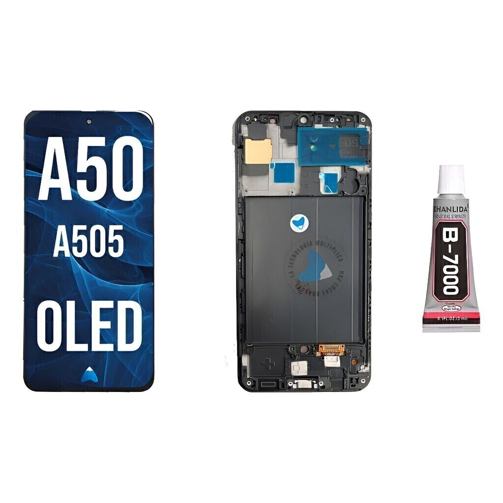 Pantalla Disp Modulo Para Samsung A50 Marco + Zhanlida 3ml