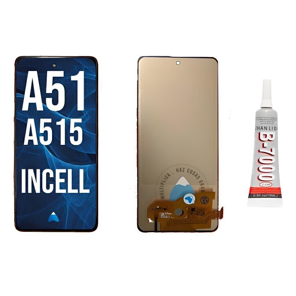 Modulo Display Touch Para Samsung A51 A515 + Pegamento Incel