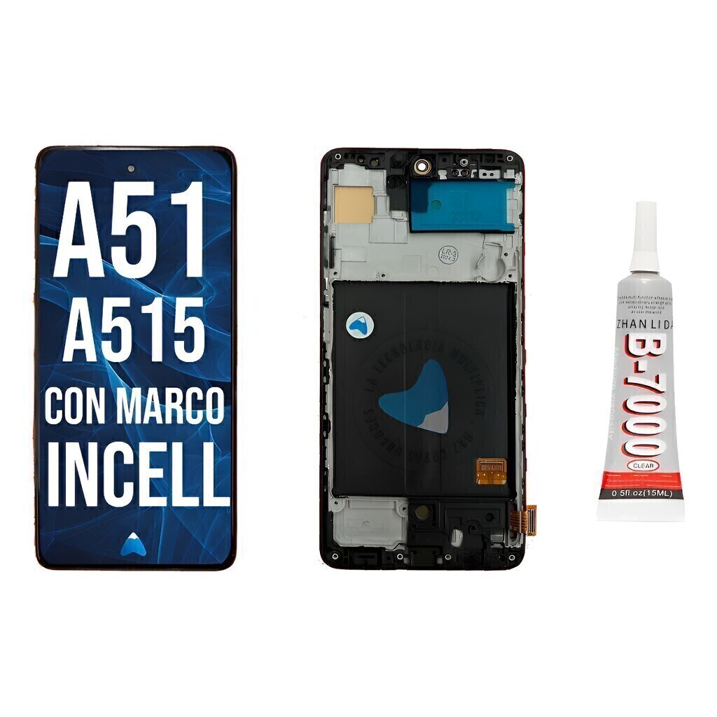 Módulo Pantalla Para Samsung A51 A515 Con Marco Cal. Incell