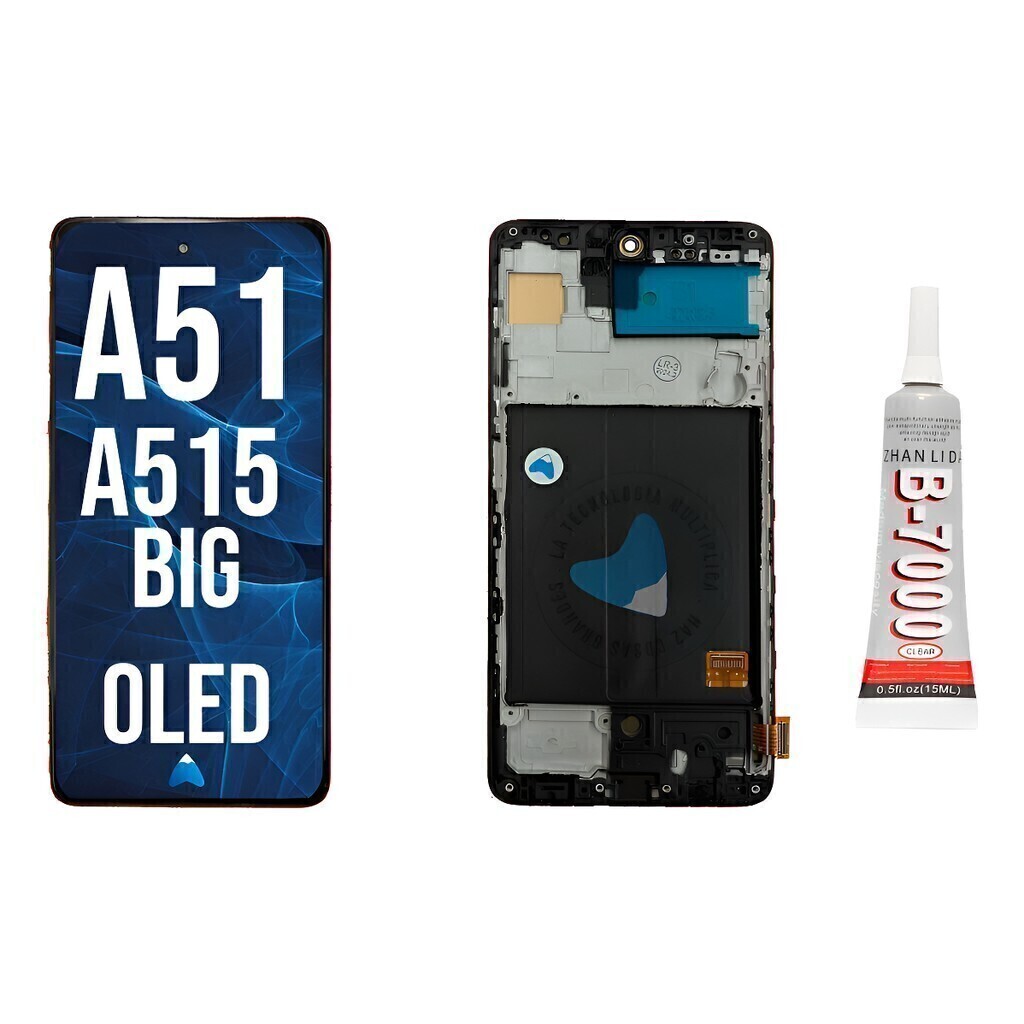 Modulo Para Samsung A51 Big Oled Con Marco + Pegamento