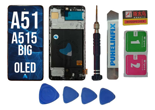 Modulo Pantalla Para Samsung A51 A515 Big Oled Con Marco