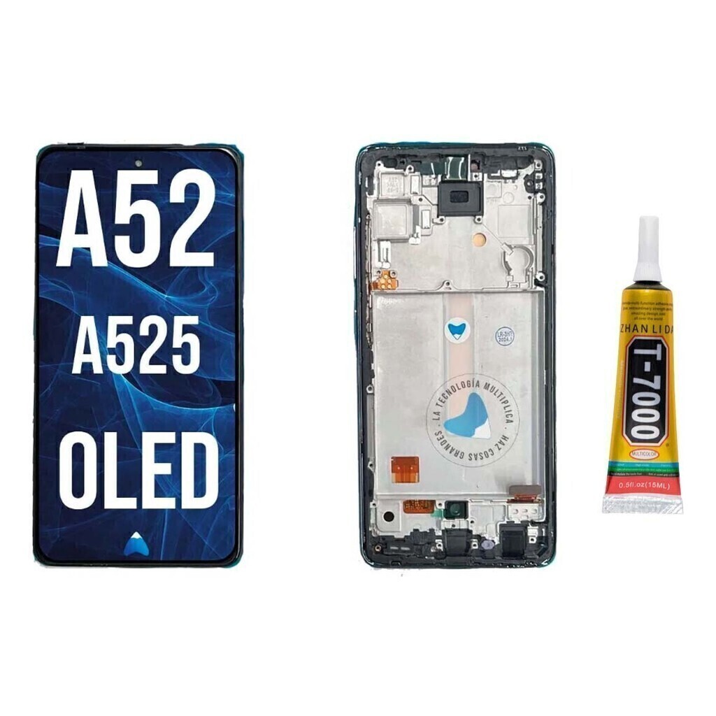 Modulo Display Pantalla Para A52 C/marco +t700