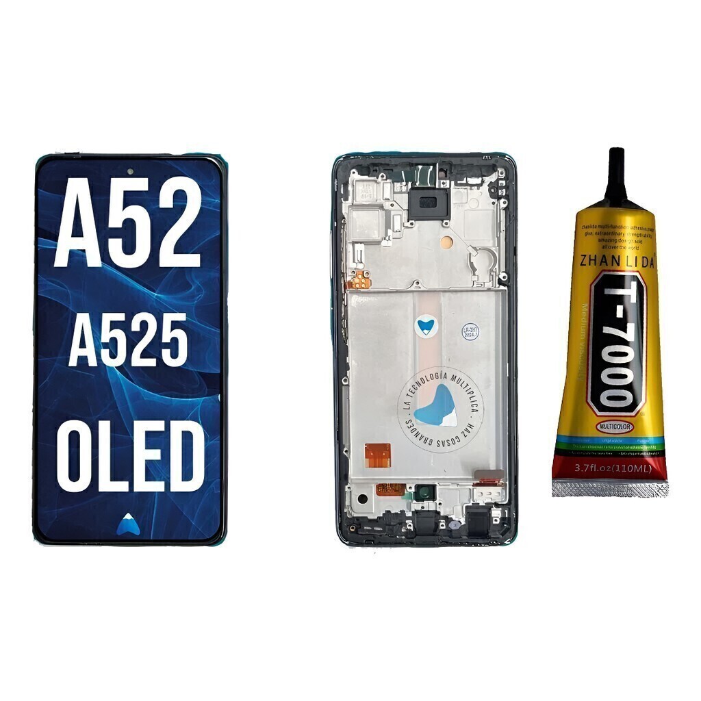 Modulo Display Pantalla Para A52 C/marco +t700 Grande
