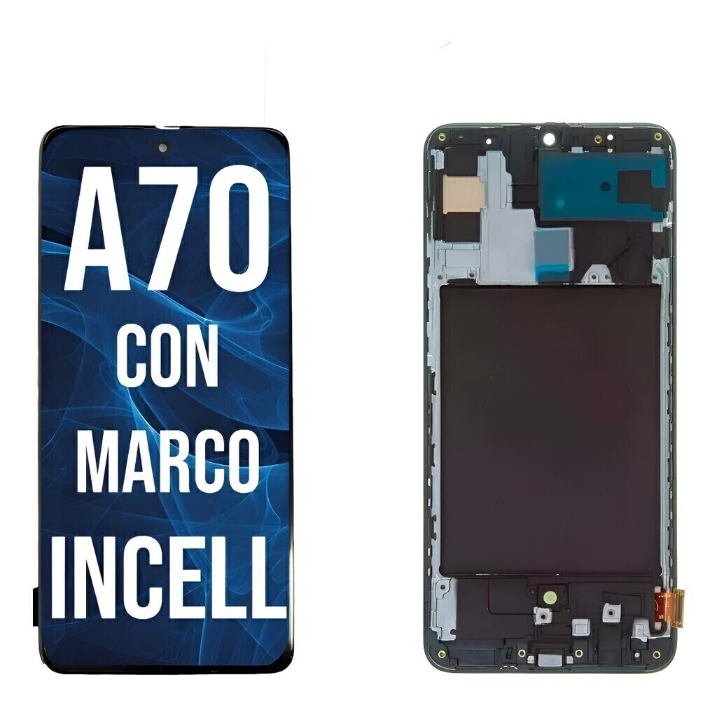 Modulo Pantalla Para Samsung A70 A705 Con Marco Incell