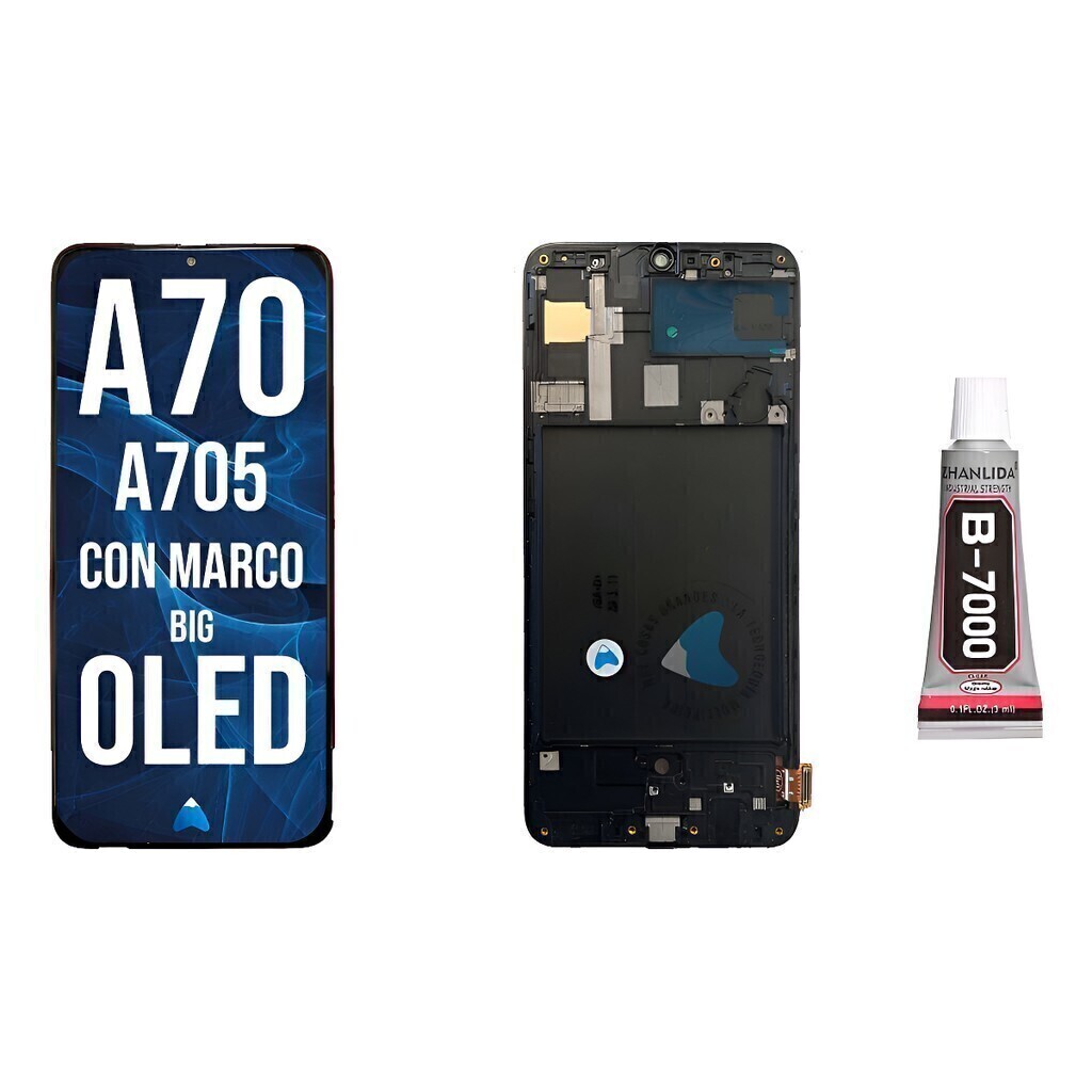 Modulo Pantalla Para Samsung A70 C/marco Oled + Zhanlida 3ml