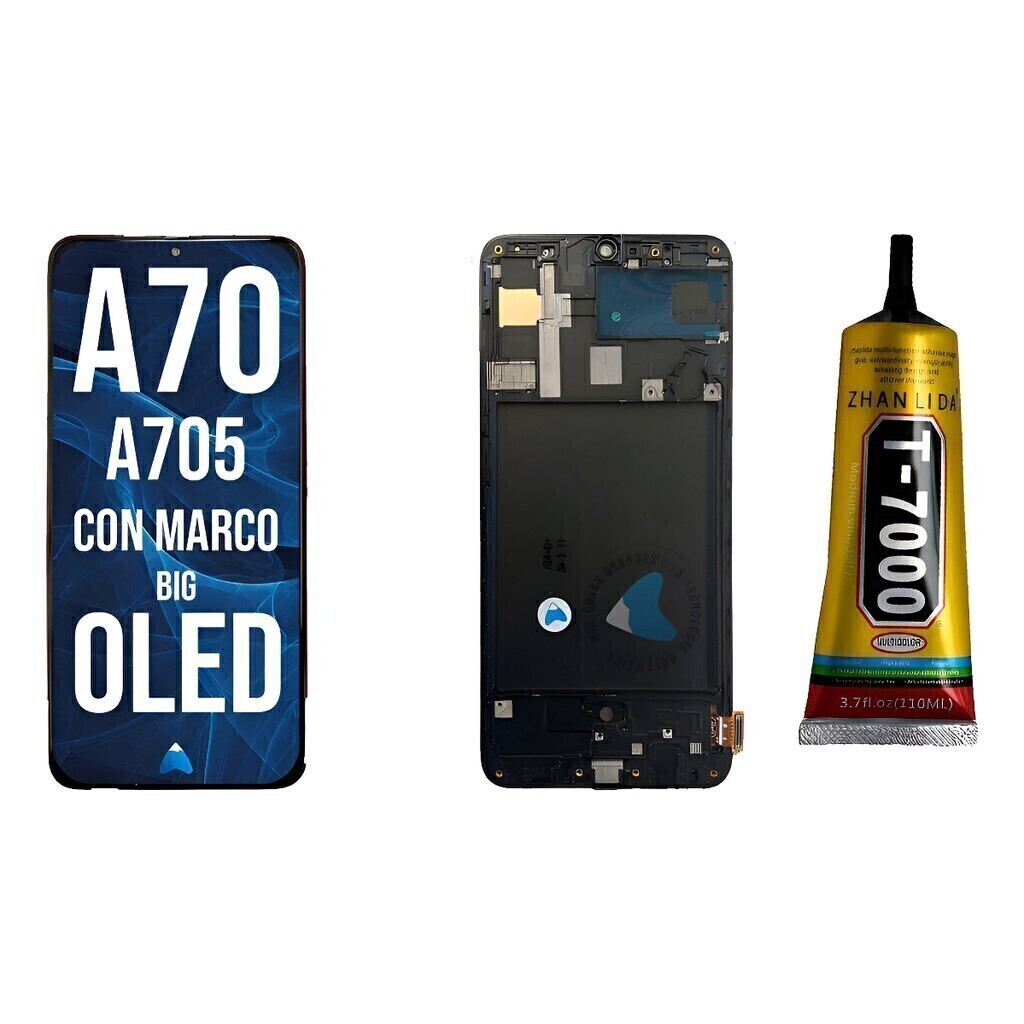 Modulo Pantalla Para Samsung A70 Oled + T-7000 110ml