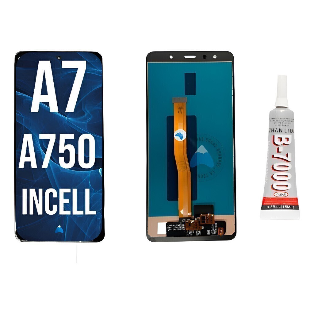 Modulo Pantalla Incell Para Samsung A7 2018 A750 + Pegamento
