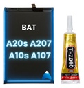 Bate Para Samsung A20s A207 - A10s A107 + Pega Zhanlida 15ml