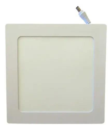 Plafón Led Cuadrado Aplicar 18w Luz Fría Blanco 