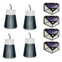 Lámpara Mata Mosquitos Mosca X4 Reflector Solar Sensor X4