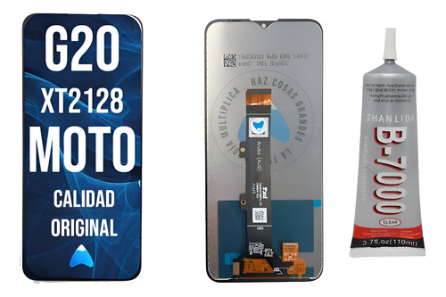 Modulo Display Pantalla Motorola G20 Oled + Pegamento Negro
