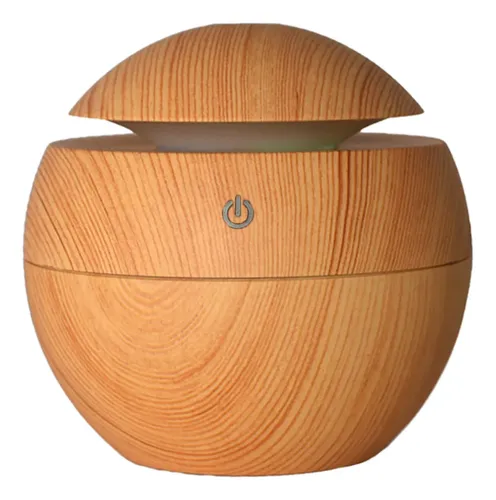 Humidificador Aire Difusor Vaporizador Aromaterapia Usb Color Madera Clara