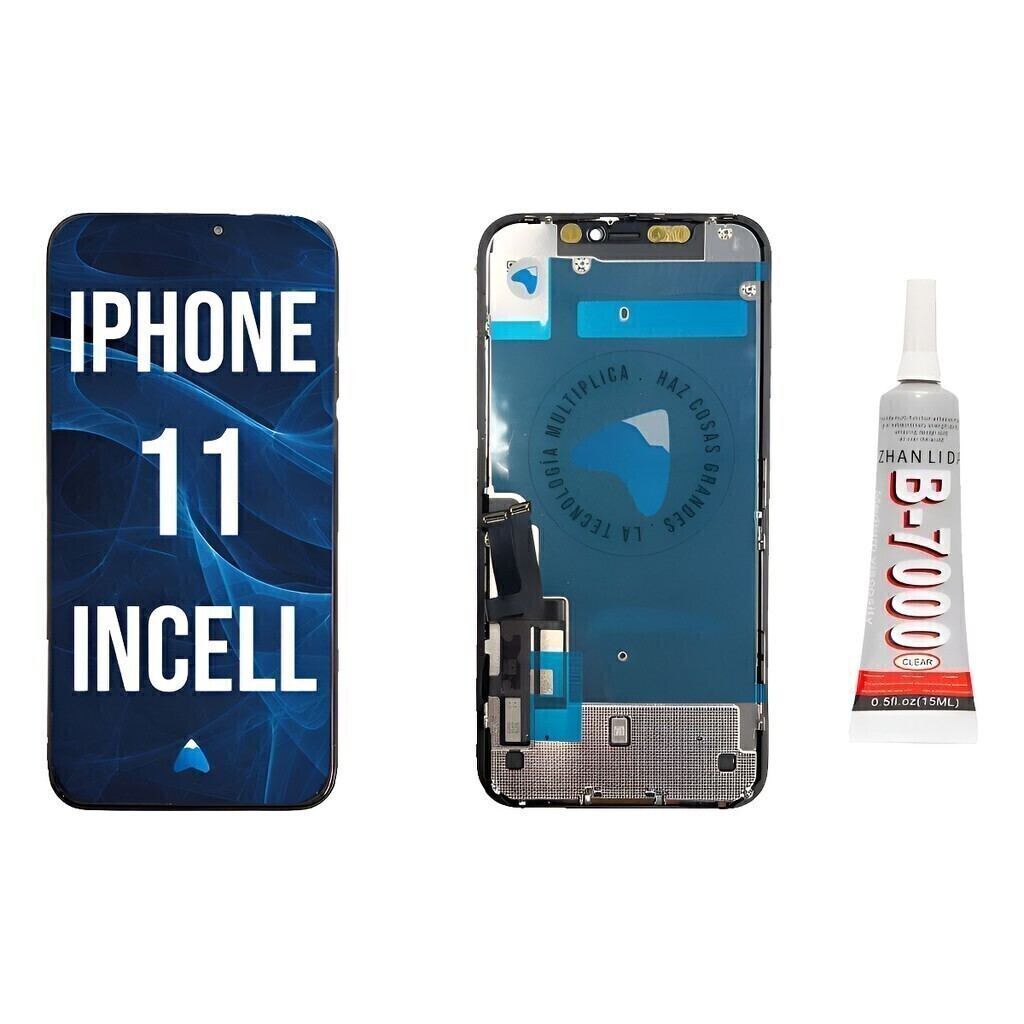Modulo Pantalla Display Para iPhone 11 Incell + Pegamento