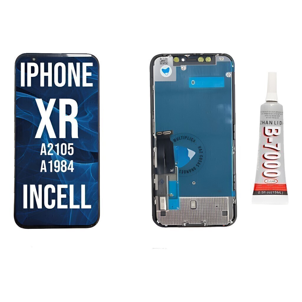 Modulo Compatible Con iPhone XR Incell Marco + Pegamento