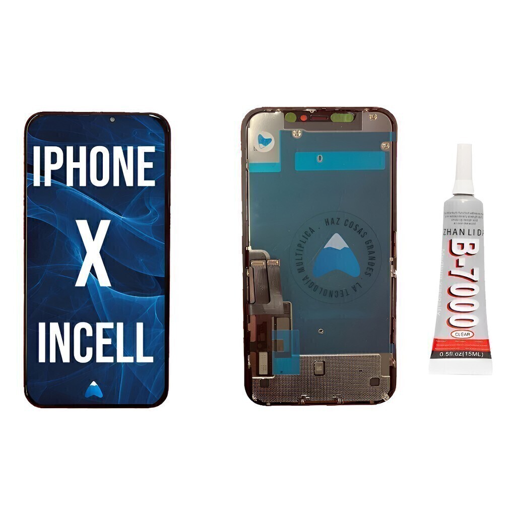Modulo Pantalla Display Para iPhone X Incell + Pegamento