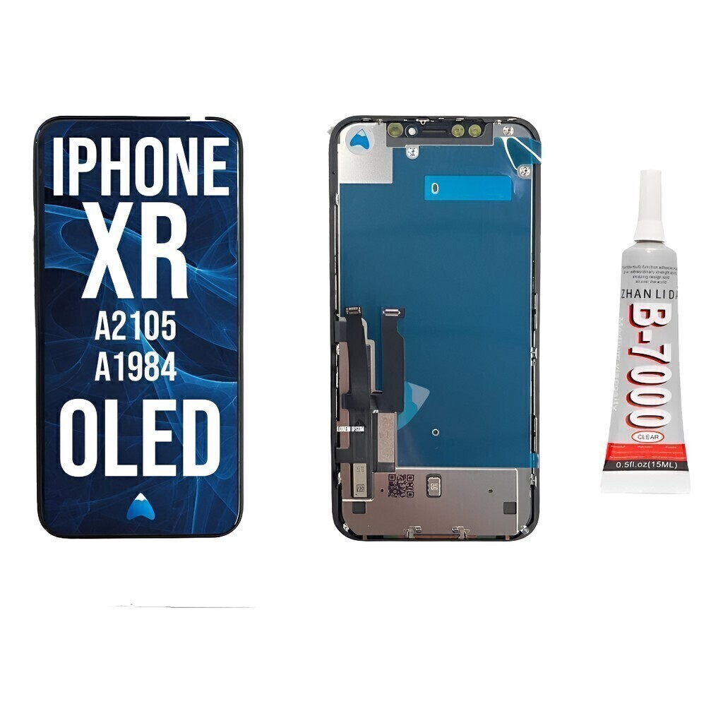 Modulo Compatible Con iPhone XR Oled + Pegamento 15ml