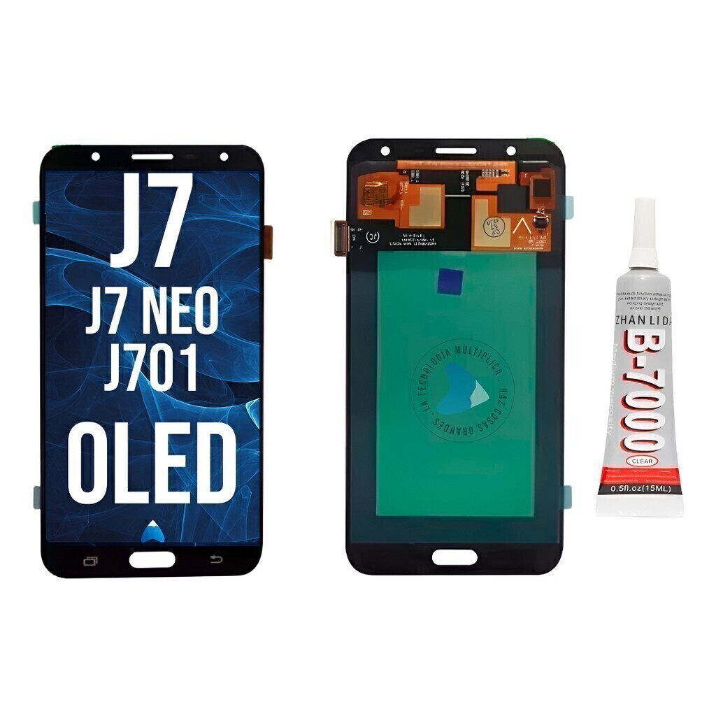 Modulo Compatible Samsung J7 Neo J701 Oled + Pegamento 15ml