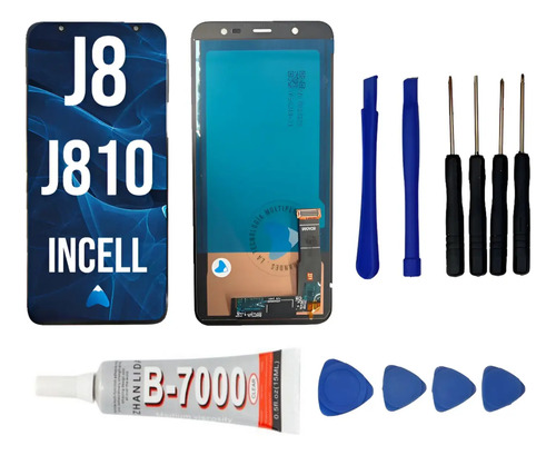 Modulo J8 2018 Compatible Samsung J810 Incell + Pegamento