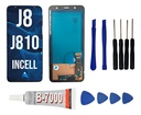 Modulo Para Samsung J8 J810 Incell + Kit Herramientas + Pega Negro