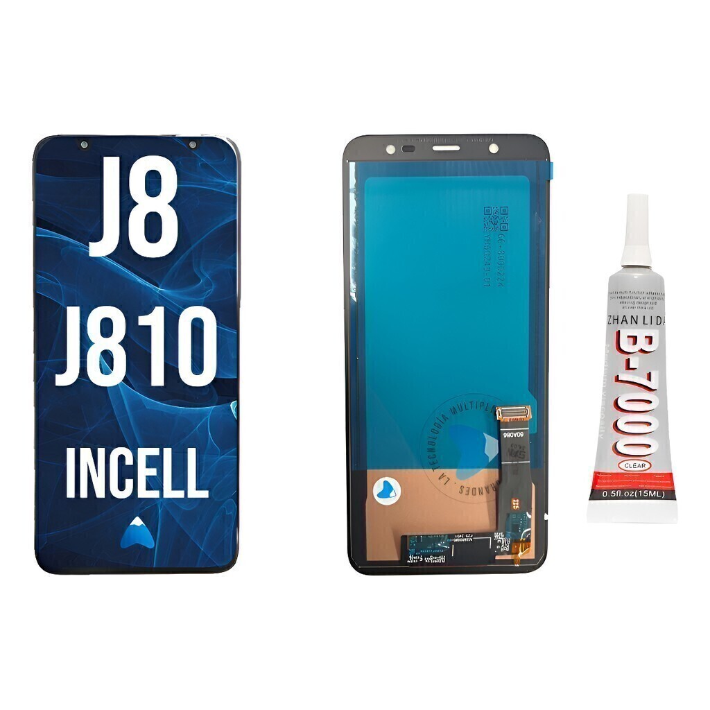 Modulo J8 2018 Compatible Samsung J810 Incell + Pegamento
